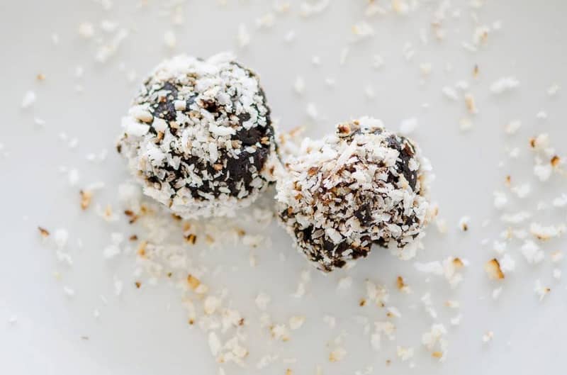 Bajan rum cake balls by Island Plates